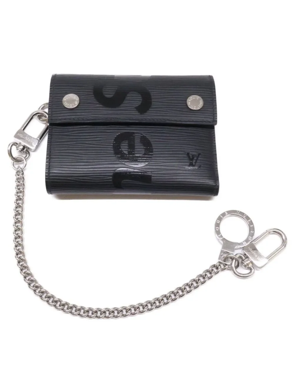 Louis Vuitton Supreme Epi Trifold Wallet Chain Shoulder